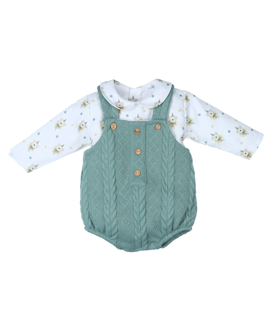 Bruno Bear boys Dungarees set